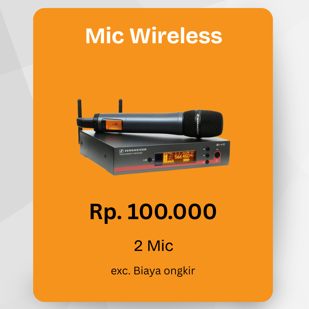 Paket Sewa Mic Wireless