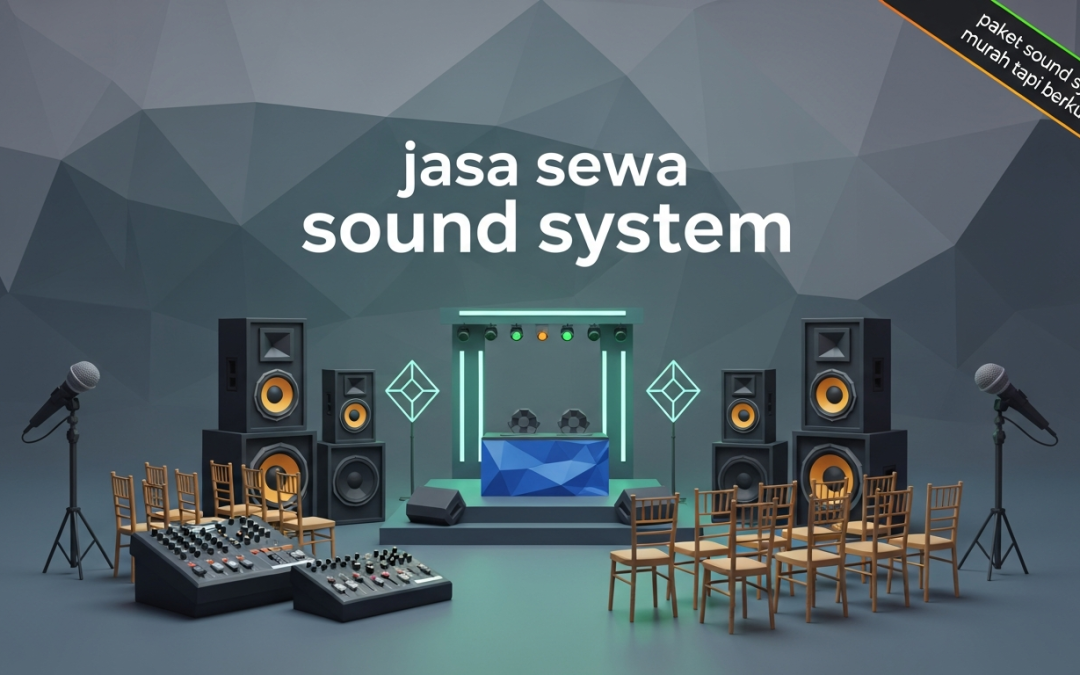 Jasa Sewa Sound System Murah & Berkualitas untuk Event Sukses