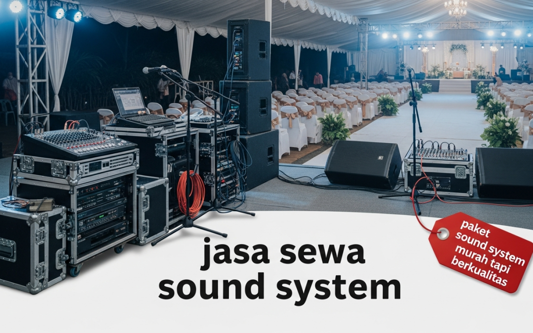Jasa Sewa Sound System Berkualitas & Terjangkau